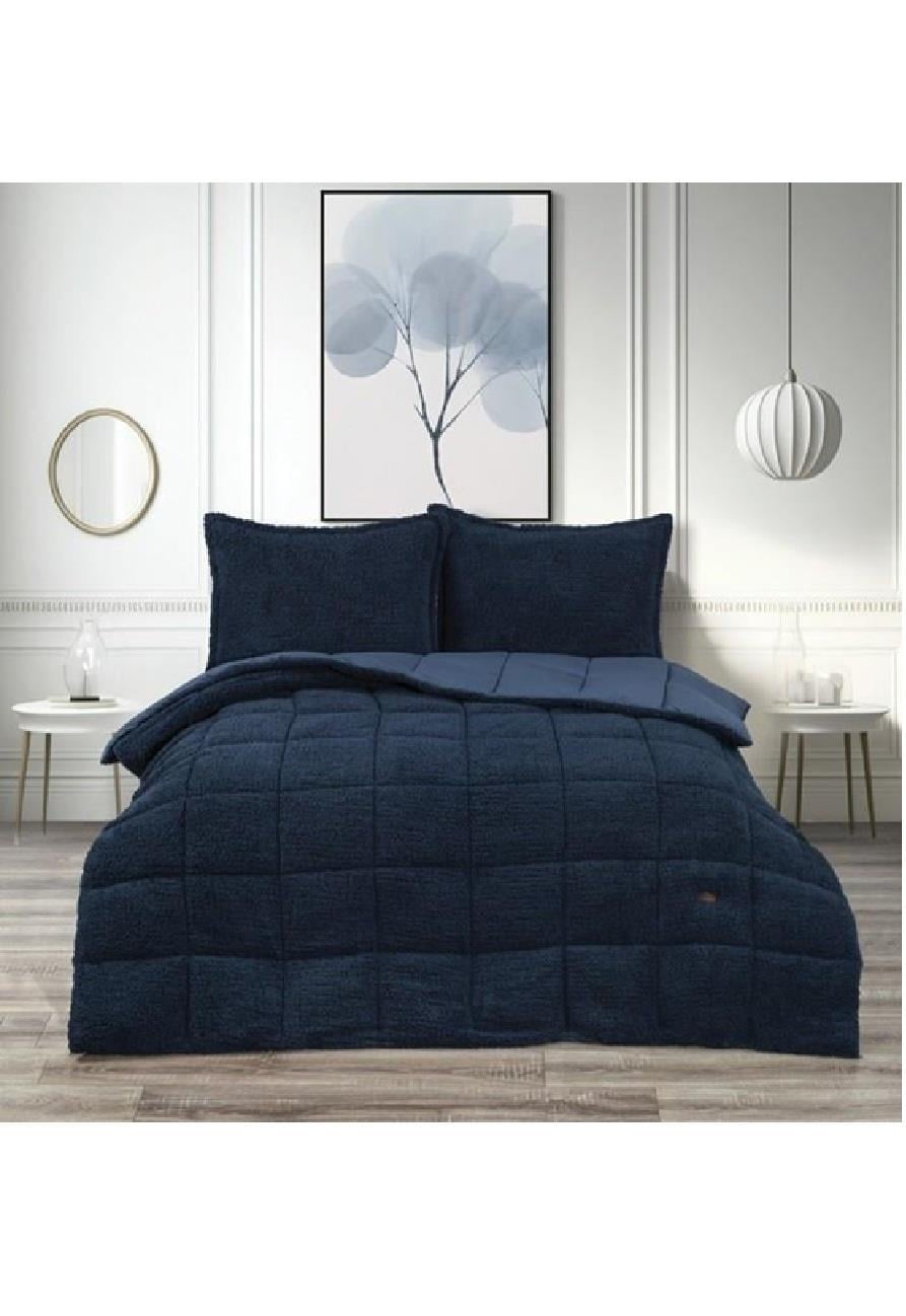 EV TEKSTİLİSCHAFER009.01.0977Schafer Home Deluxe Çift Kişilik Yorgan Seti 3-İndigoSchafer Home Deluxe Çift Kişilik Yorgan Seti 3-İndigo