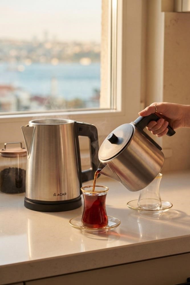 EV & YAŞAMACAR009.01.1745Acar Ultimate Pro Tea Max İnox Çay Makinesi Parlak PWR-10445/4Acar Ultimate Pro Tea Max İnox Çay Makinesi Parlak PWR-10445/4