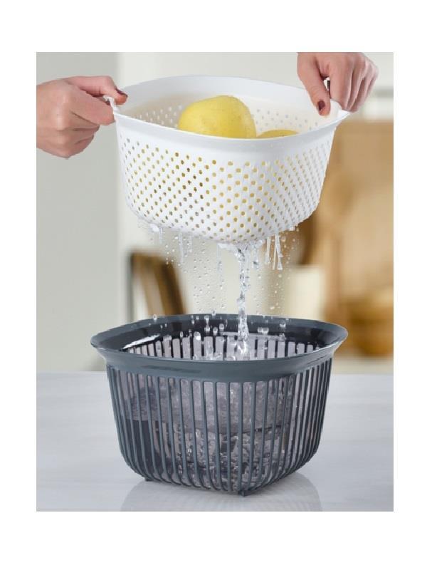 SAKLAMA KAPLARIACAR009.01.0569ACAR LİNEA 6 PARÇA SÜZGEÇLİ KARIŞTIRMA VE SAKLAMA KABI BNM-3958/6ACAR LİNEA 6 PARÇA SÜZGEÇLİ KARIŞTIRMA VE SAKLAMA KABI BNM-3958/6