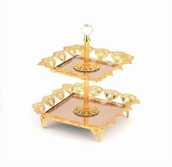 EV & YAŞAMLAVİN009.01.1737LEİLA DAMLA KARE ŞEKERLİK 2 KATLI  BKZ-LM443ALEİLA DAMLA KARE ŞEKERLİK 2 KATLI  BKZ-LM443A