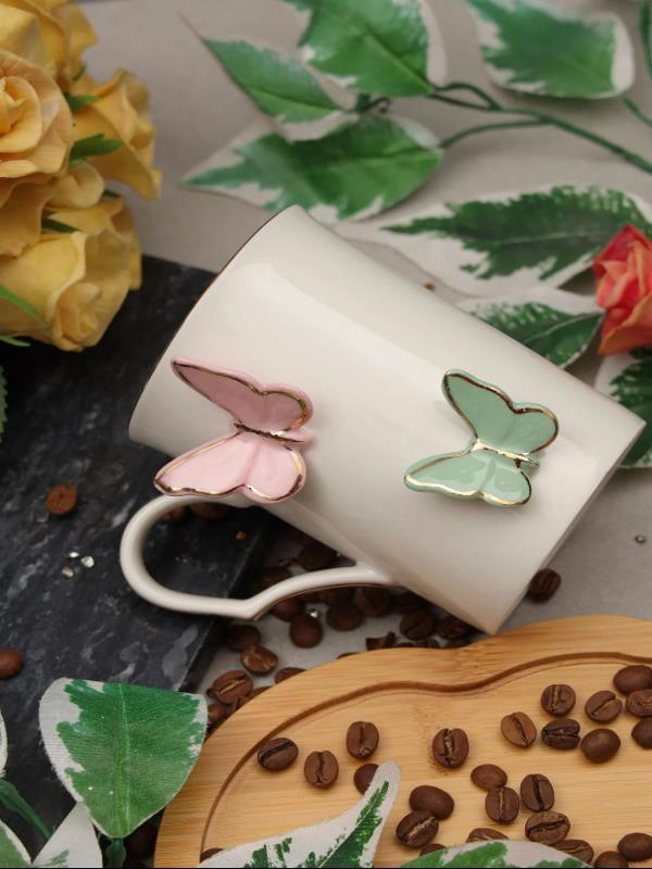 KUPALARAROW009.01.0004AROW MARİPOSA 530 PORSELEN KELEBEK KUPAAROW MARİPOSA 530 PORSELEN KELEBEK KUPA