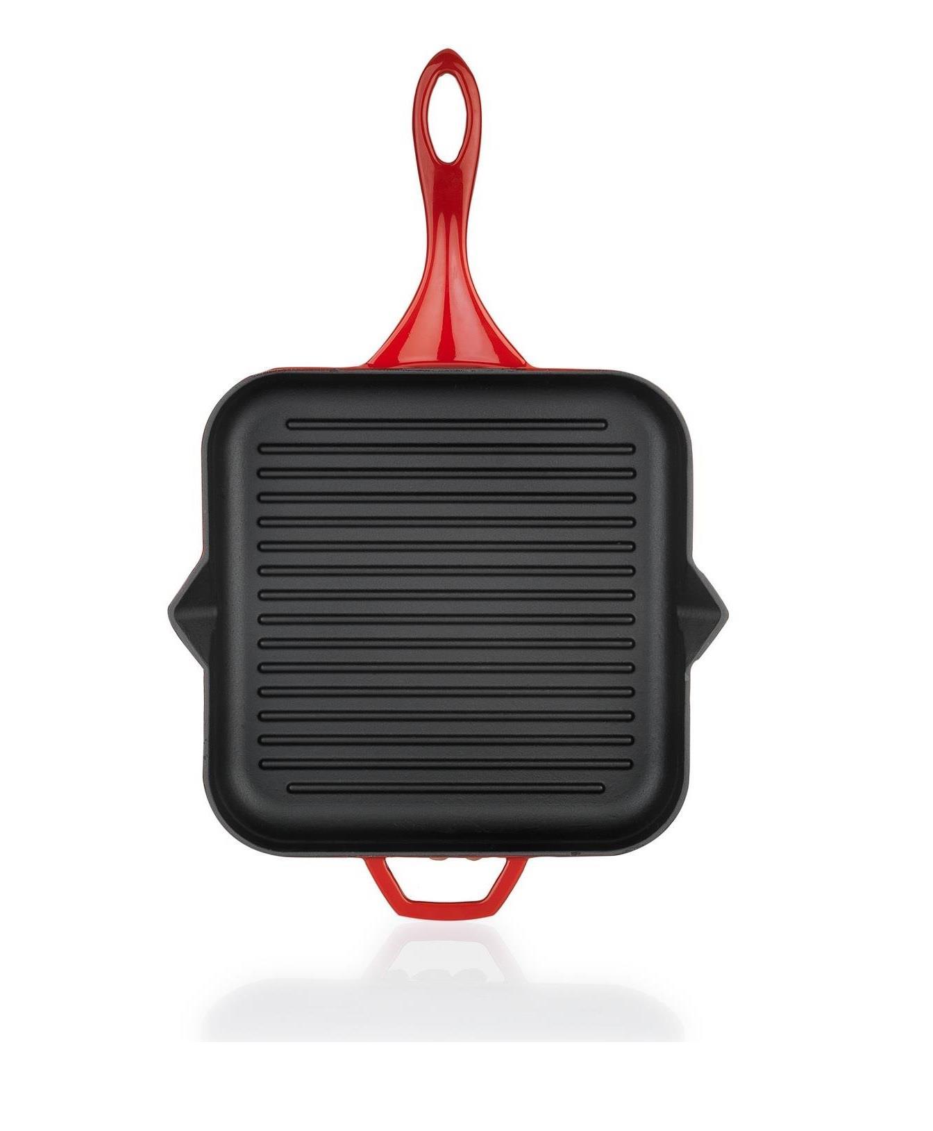 TAVA & TENCERESCHAFER009.01.1002Schafer Guss Chef Döküm Kare Grill Tava 28x28Cm-1 Parça-KırmızıSchafer Guss Chef Döküm Kare Grill Tava 28x28Cm-1 Parça-Kırmızı