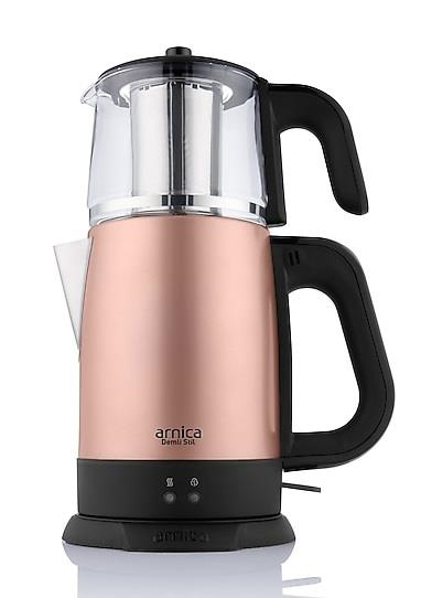 ÇAYDANLIK & CEZVEARNİCO009.02.0331Arnica Demli Stil Cam Demlikli Çay Makinesi 1800-2000W Rose IH332Arnica Demli Stil Cam Demlikli Çay Makinesi 1800-2000W Rose IH332