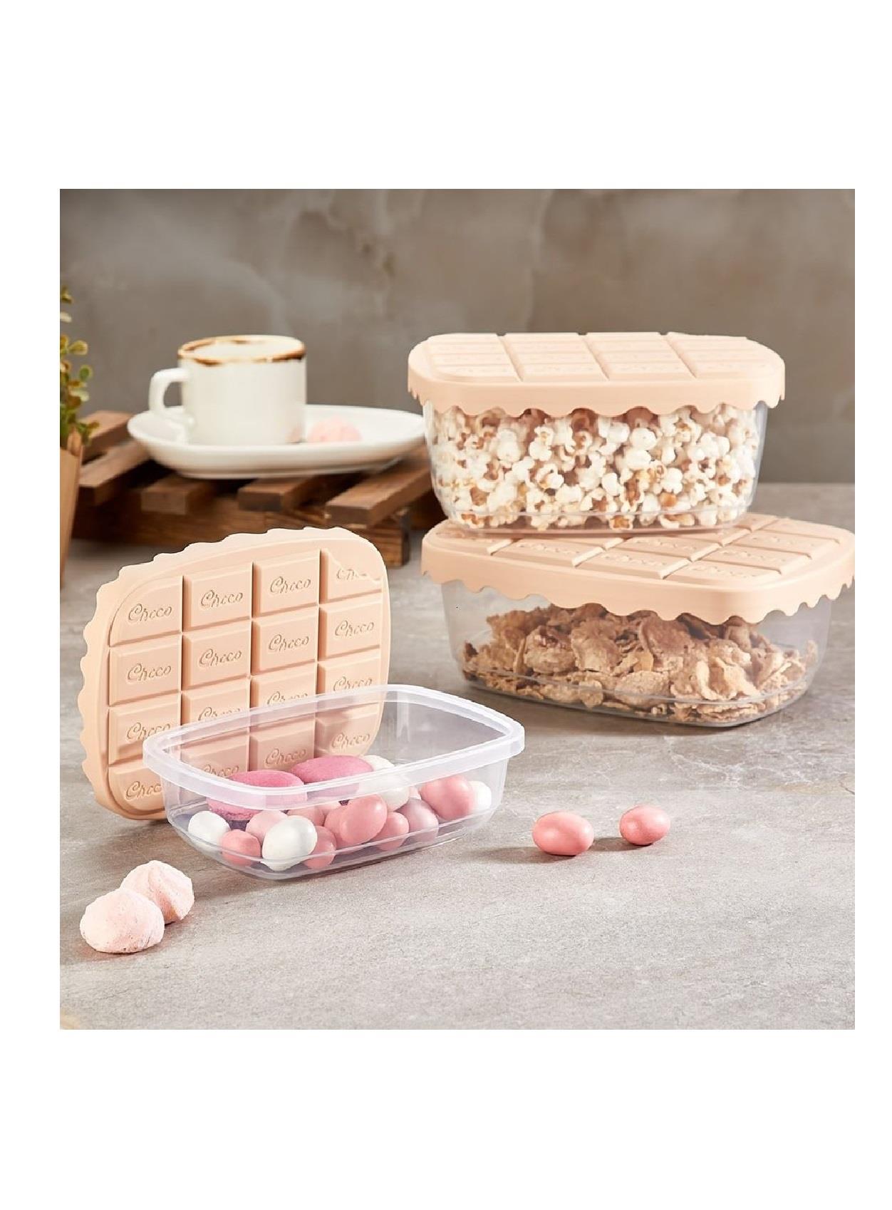 SAKLAMA KAPLARISUNPLAST009.03.0257SUNPLAST SC-4279 CHOCO BOX 3LÜ SAKLAMA KABI 800 MLSUNPLAST SC-4279 CHOCO BOX 3LÜ SAKLAMA KABI 800 ML