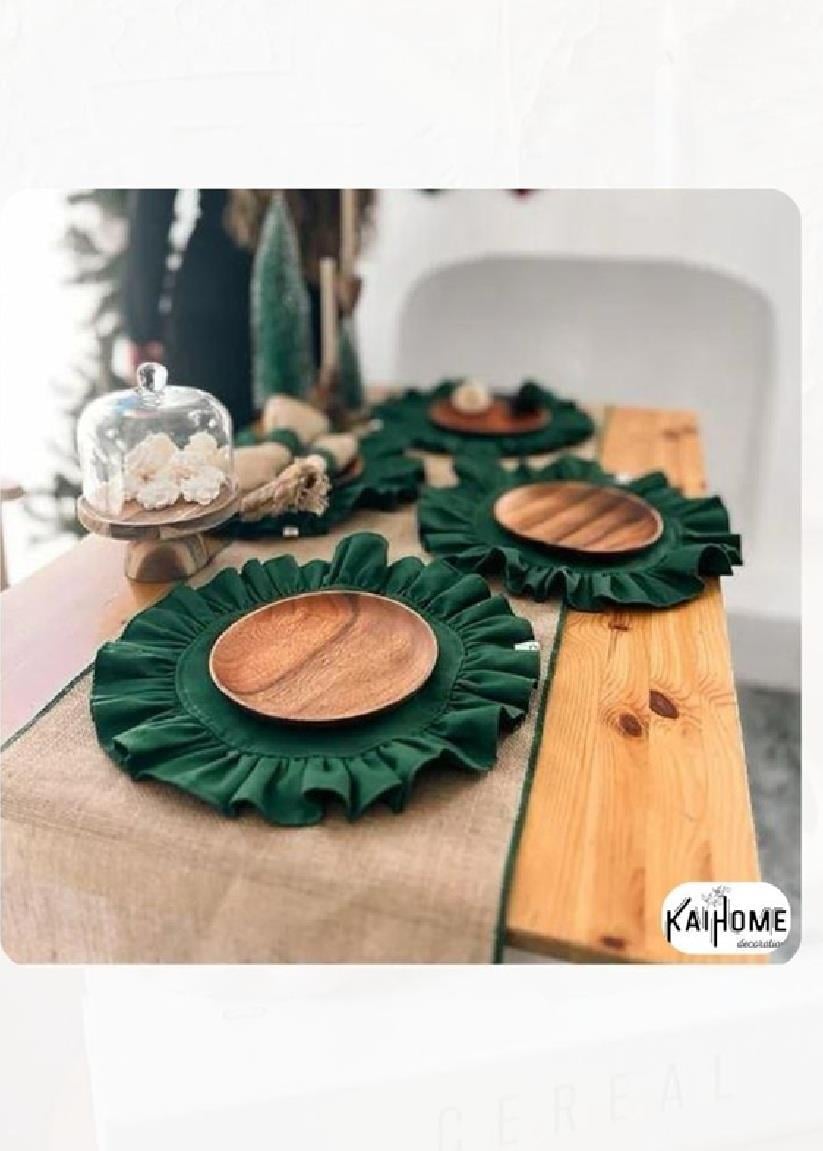 EV TEKSTİLİMUHTELİF009.04.0105Mossy Yeşil Yuvarlak Supla 38 cmMossy Yeşil Yuvarlak Supla 38 cm