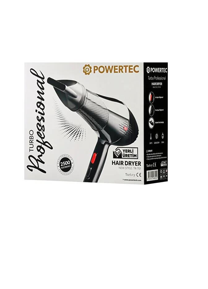 SAÇ KURUTMA POWERTECH009.05.0036Powertec Fön Saç Kurutma Makinesi 2500W TR-701 8022Powertec Fön Saç Kurutma Makinesi 2500W TR-701 8022