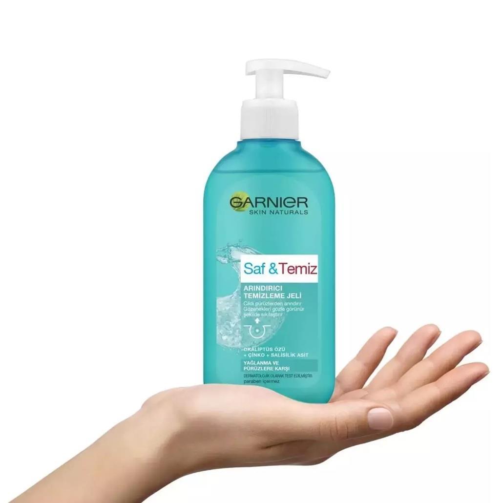 KİŞİSEL BAKIMgarnier009.06.1335Garnier Saf ve Temiz Arındırıcı Temizleme Jeli 200 ml 476610Garnier Saf ve Temiz Arındırıcı Temizleme Jeli 200 ml 476610