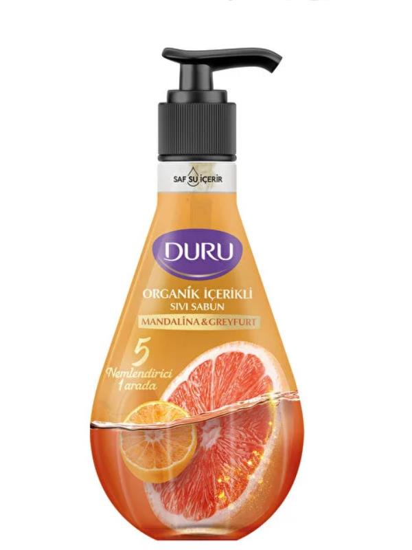 SABUNLARDURU009.06.0444DURU ORGANİK SIVI SABUN MANDALİN GREYFURT 500 ML DURU ORGANİK SIVI SABUN MANDALİN GREYFURT 500 ML 