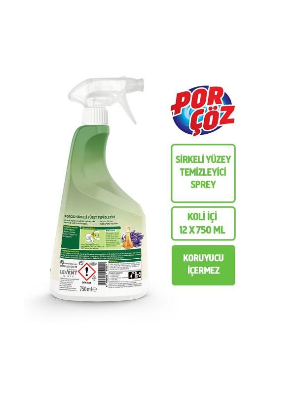YÜZEY TEMİZLİĞİPORÇÖZ009.06.0545PORÇÖZ SİRKELİ YÜZEY TEMİZLEYİCİ 750 MLPORÇÖZ SİRKELİ YÜZEY TEMİZLEYİCİ 750 ML