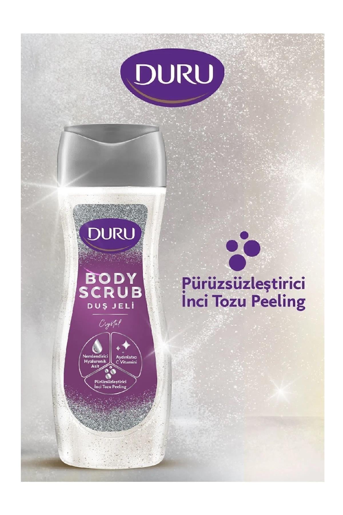 VÜCUT BAKIMDURU009.06.0769DURU BODY SCRUP DUŞ JELİ CRYSTAL 450 MLDURU BODY SCRUP DUŞ JELİ CRYSTAL 450 ML
