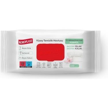 EV & YAŞAMKOROPLAST009.06.0830KOROPLAST ISLAK TEMİZLİK HAVLUSU BEYAZ SABUN KOKULU 100LÜKOROPLAST ISLAK TEMİZLİK HAVLUSU BEYAZ SABUN KOKULU 100LÜ