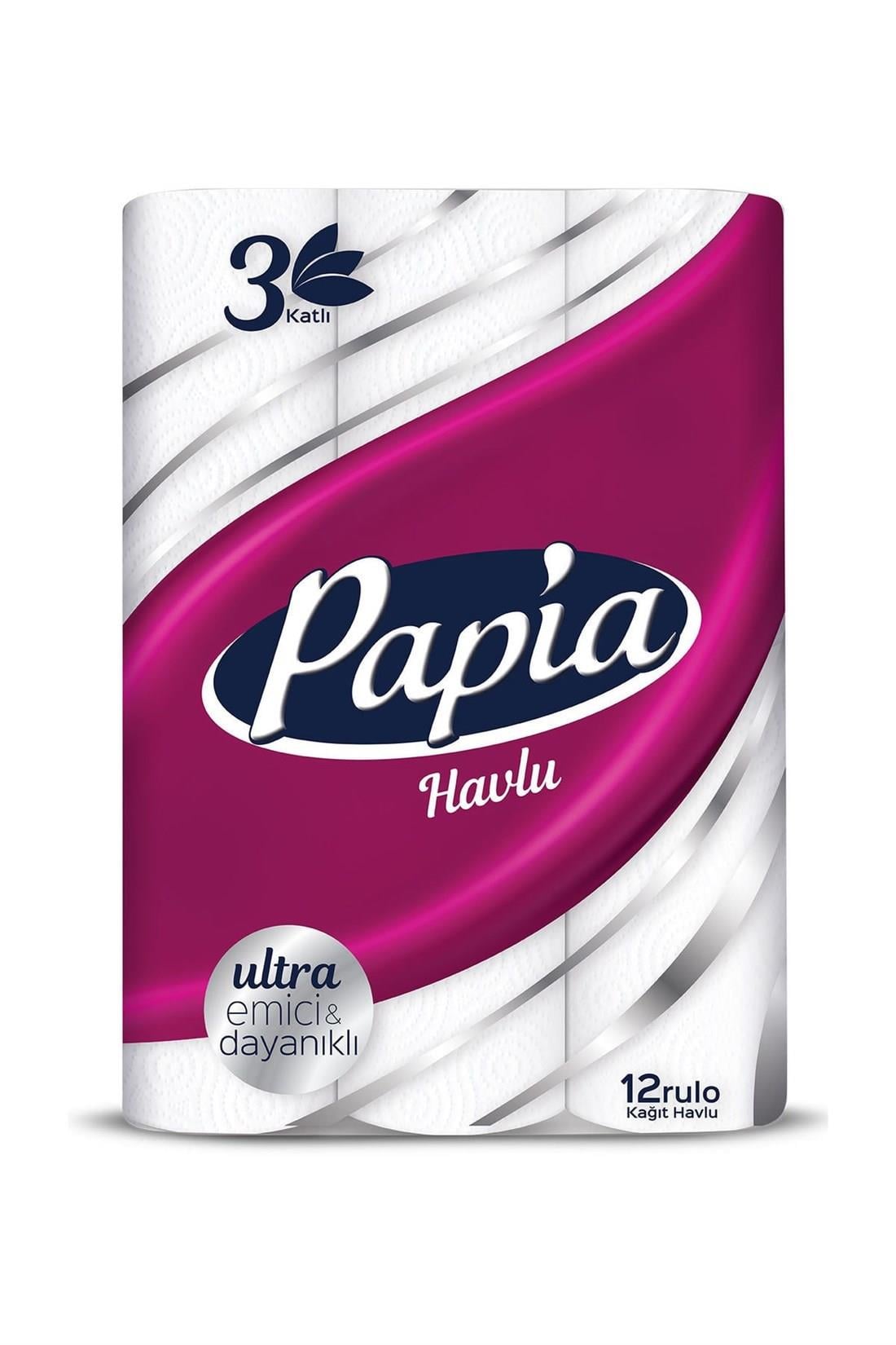 KAĞIT HAVLUPAPİA009.06.0235PAPIA HAVLU İPEK 12 Lİ FSCMIX70%TTCOC006047 5072262PAPIA HAVLU İPEK 12 Lİ FSCMIX70%TTCOC006047 5072262