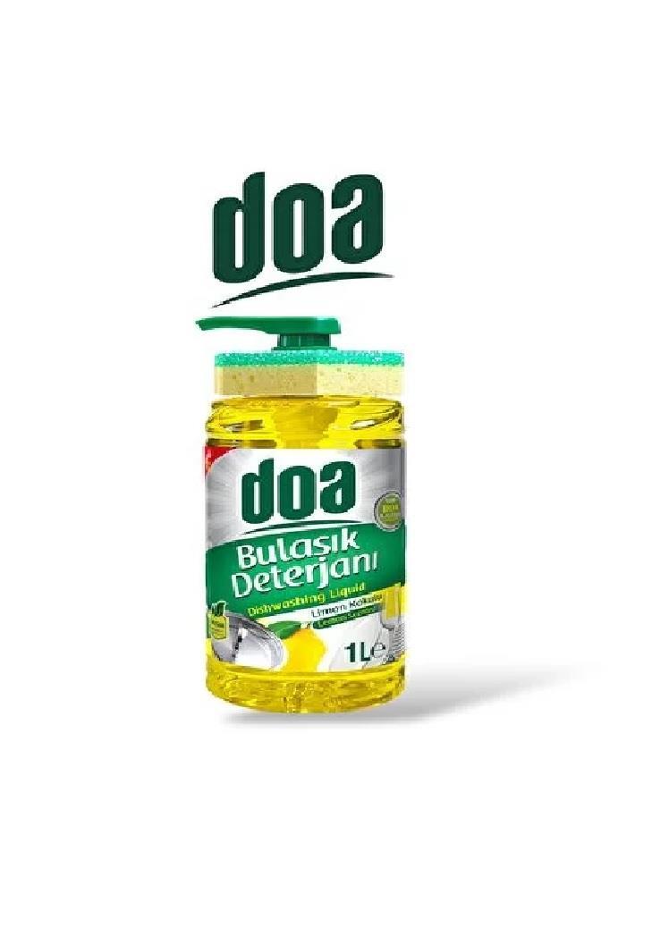 DETERJANLARDOA009.06.1073DOA Sıvı Bulaşık Deterjanı Süngerli Limon kokulu 1000 mlDOA Sıvı Bulaşık Deterjanı Süngerli Limon kokulu 1000 ml