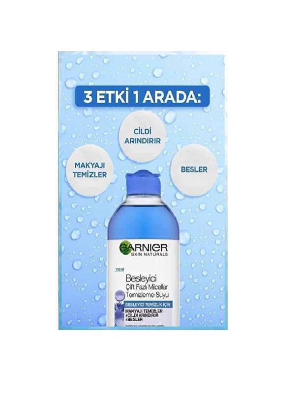 KİŞİSEL BAKIMgarnier009.06.1336Garnier Besleyici Çift Fazlı Makyaj Temizleme Suyu 400 ml 476885Garnier Besleyici Çift Fazlı Makyaj Temizleme Suyu 400 ml 476885
