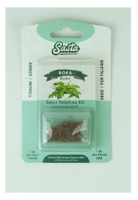 BAHÇESASTA009.09.0118Sasta sebze yetiştirme kiti - rokaSasta sebze yetiştirme kiti - roka