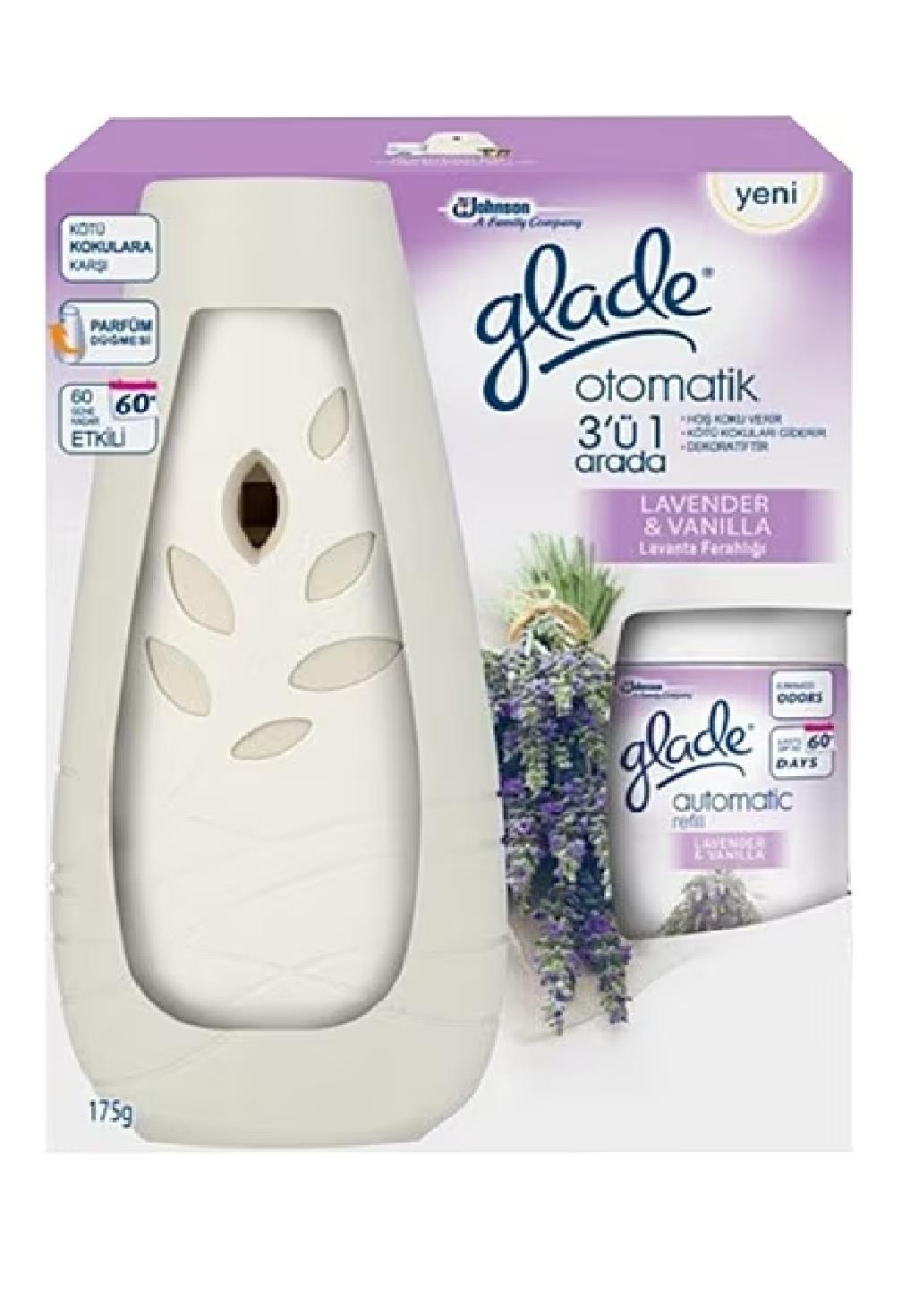 ODA KOKUSUGLADE009.09.0155GLADE OTOMATİK SPREY SİSTEM LAVANTA 269mlGLADE OTOMATİK SPREY SİSTEM LAVANTA 269ml
