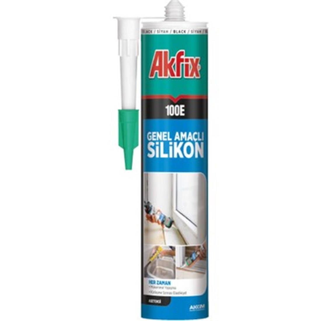 SİLİKON & MASTİKAKFİX011.03.0024AKFİX 100E SA041 ÜNİVERSAL SİLİKON 280 ML ŞEFFAFAKFİX 100E SA041 ÜNİVERSAL SİLİKON 280 ML ŞEFFAF