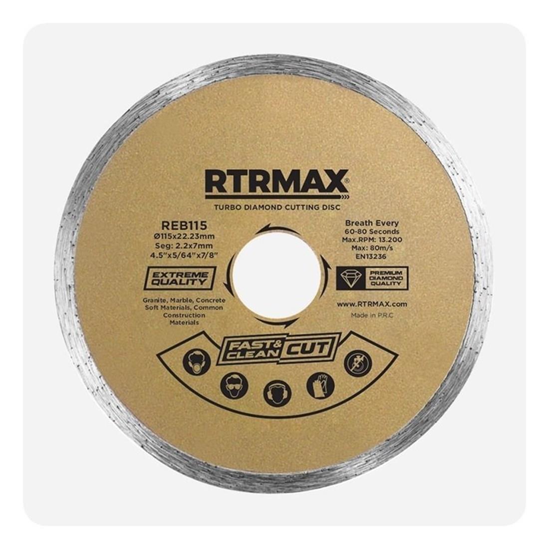 AŞINDIRICI ÜRÜNLERRTRMAX012.02.0541RTR (REA230) 230x22mm SOKETLİ ELMAS TESTERERTR (REA230) 230x22mm SOKETLİ ELMAS TESTERE