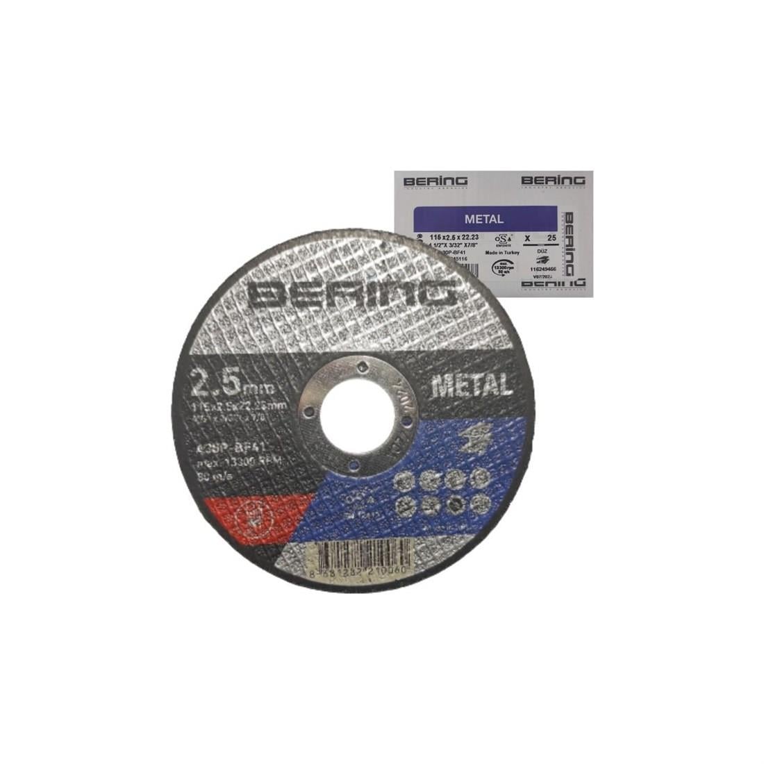 KESME TAŞLARIBERİNG012.02.0125BERİNG 210077 115*2,5*22.23 MM KESME TAŞIBERİNG 210077 115*2,5*22.23 MM KESME TAŞI