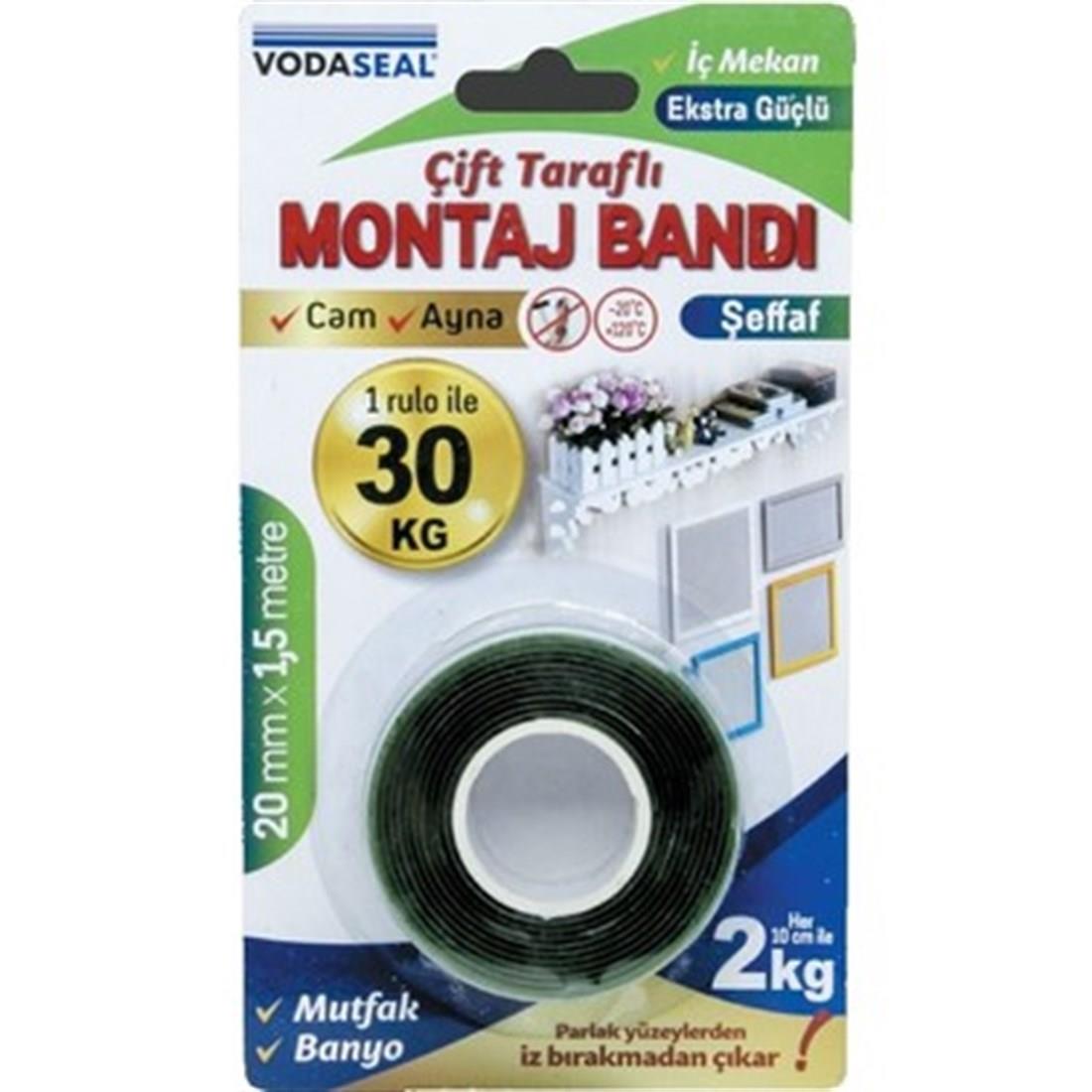 ÇİFT TARAFLIVODASEAL012.03.0021VODASEAL ÇİFT TARAFLI VHB MONTAJ BANDI 20 MM 1.5 METRE ŞEFFAF NM 78 0994VODASEAL ÇİFT TARAFLI VHB MONTAJ BANDI 20 MM 1.5 METRE ŞEFFAF NM 78 0994