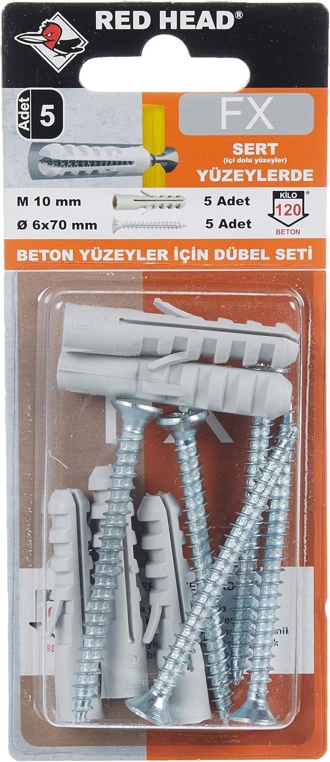 HIRDAVATTOREX012.07.0472TOREX BETON DÜBELİ FX-6*30TOREX BETON DÜBELİ FX-6*30