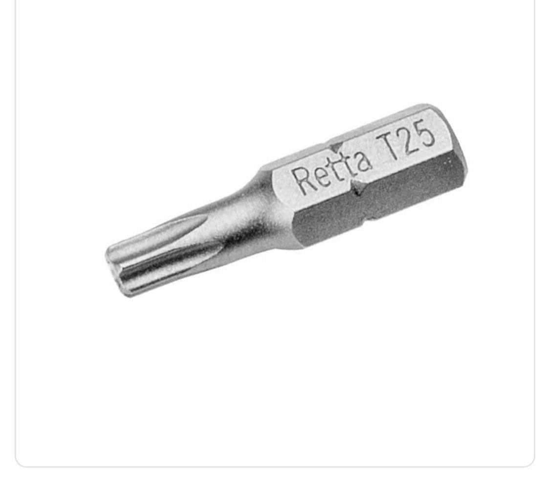 İNŞAATRETTA012.09.1653RETTA 1/4 5 KÖŞE TORX BİTS UÇ 10_25 MM RBT2010RETTA 1/4 5 KÖŞE TORX BİTS UÇ 10_25 MM RBT2010