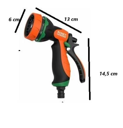 BAHÇE EL ALETLERİRONEY012.09.2657R.Garden 7 Fonksiyonlu Sulama Tabancası 1004R.Garden 7 Fonksiyonlu Sulama Tabancası 1004