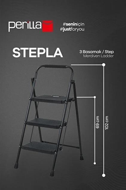 MERDİVENLERPERİLLA012.15.0083PERİLLA STEPLA 3 BASAMAK MERDİVEN 51403PERİLLA STEPLA 3 BASAMAK MERDİVEN 51403