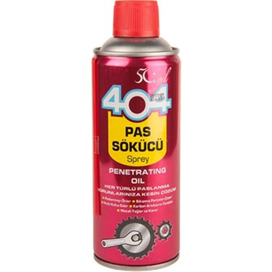 SIVI KİMYASALLAR404012.25.0023404 PAS SÖKÜCÜ SPREY 400 ML404 PAS SÖKÜCÜ SPREY 400 ML