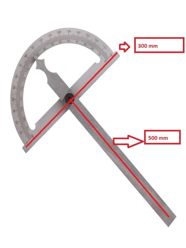 GÖNYEDW012.36.0003DW AÇILI İLETKİ GÖNYE 300-500 MMDW AÇILI İLETKİ GÖNYE 300-500 MM