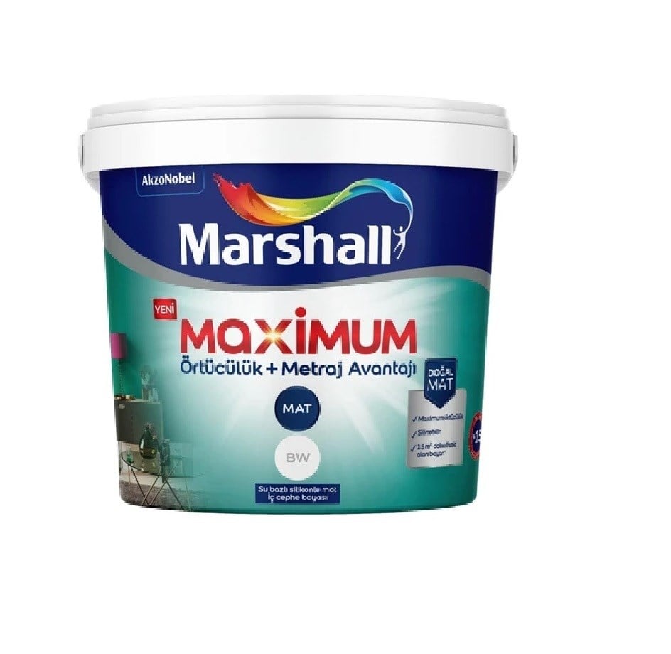BOYAMarshall013.03.0133MARSHALL MAXİMUM MAT BC BAZ 15 LT 5800252MARSHALL MAXİMUM MAT BC BAZ 15 LT 5800252