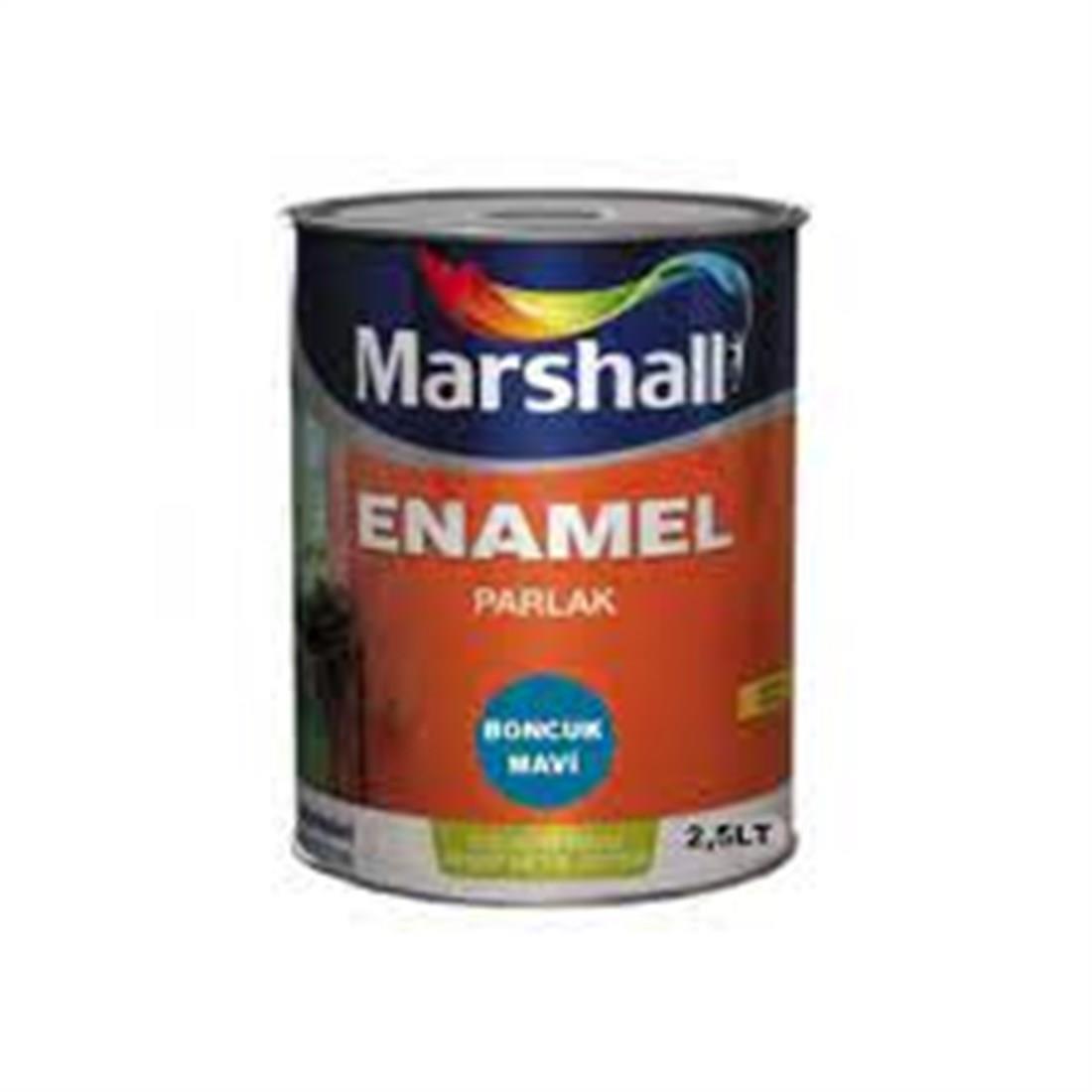 METAL VE AHŞAP BOYALARIMarshall013.06.0006ENAMEL SOLVENT BAZLI AHŞAP-METAL BOYASI PARLAK BONCUK MAVİ 2,50LTENAMEL SOLVENT BAZLI AHŞAP-METAL BOYASI PARLAK BONCUK MAVİ 2,50LT