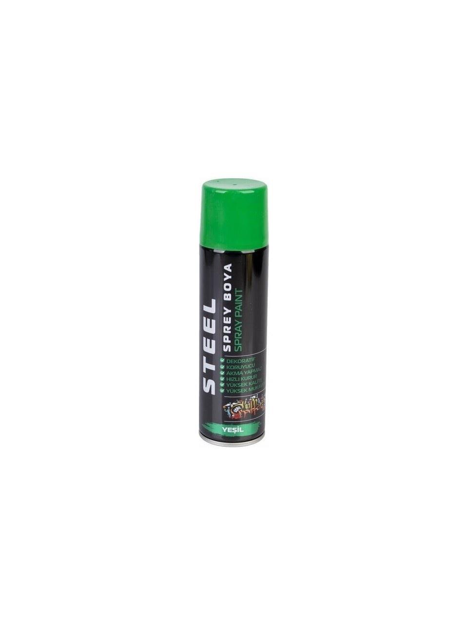 SPREY BOYALARSELSİL013.12.0205Steel Sprey Boya Yeşil 200ml 3421Steel Sprey Boya Yeşil 200ml 3421