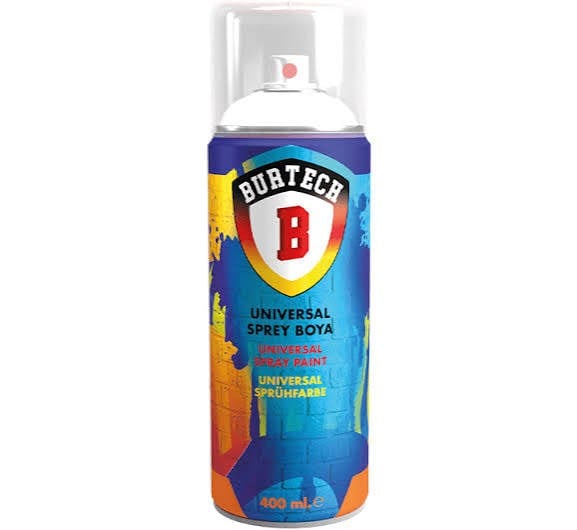 BOYABURTECH013.12.0113BURTECH B-301 BEYAZ EŞYA BEYAZI SPREY BOYA 400 MLBURTECH B-301 BEYAZ EŞYA BEYAZI SPREY BOYA 400 ML