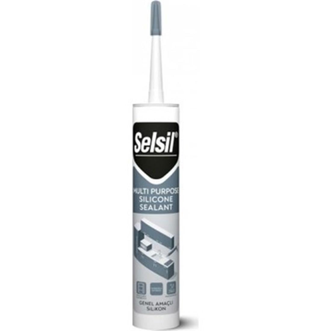 SİLİKON & MASTİKSELSİL014.04.0005SELSİL GENEL AMAÇLI SİLİKON 280 GR  BEYAZSELSİL GENEL AMAÇLI SİLİKON 280 GR  BEYAZ