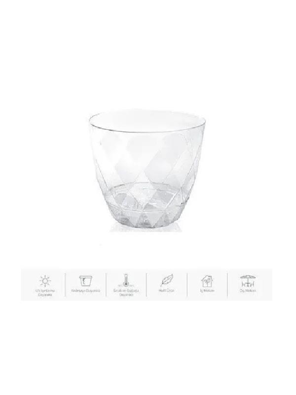 SAKSILARdiğer015.010.0084 1 NO YAKAMOZ ORKİDE SAKSI K461 1 NO YAKAMOZ ORKİDE SAKSI K461