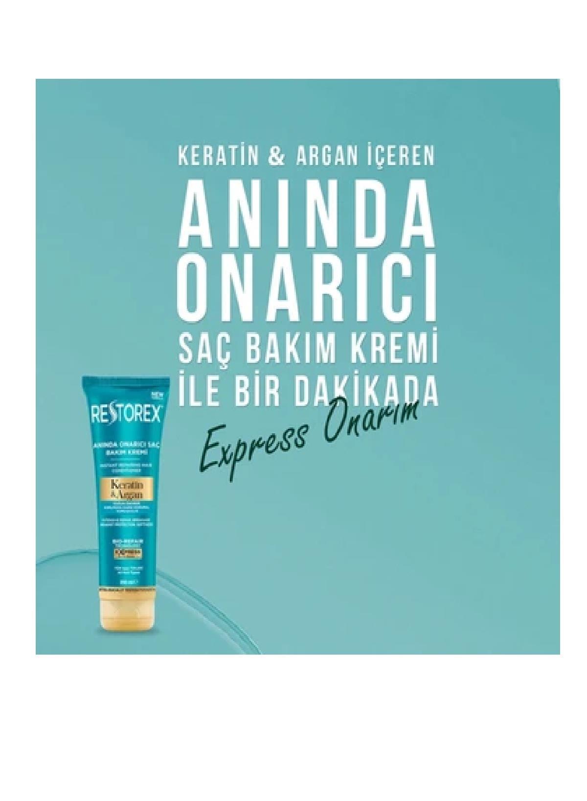 SAÇ BAKIMdiğer015.04.0043RESTOREX 250MLx3 KERATIN ARGAN SAÇ KREMİRESTOREX 250MLx3 KERATIN ARGAN SAÇ KREMİ