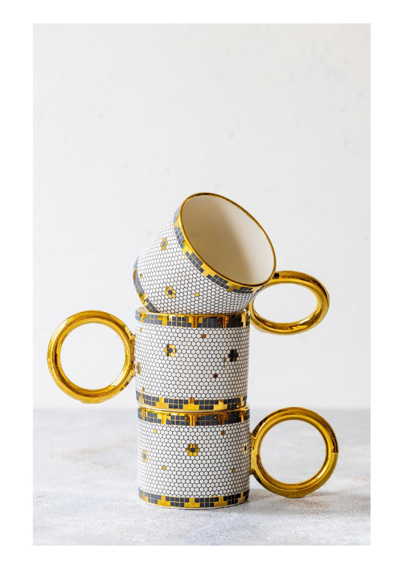 KUPALARMUHTELİF015.06.0008Mien Petek 3lü Porselen Kupa 270cc 1D13Mien Petek 3lü Porselen Kupa 270cc 1D13