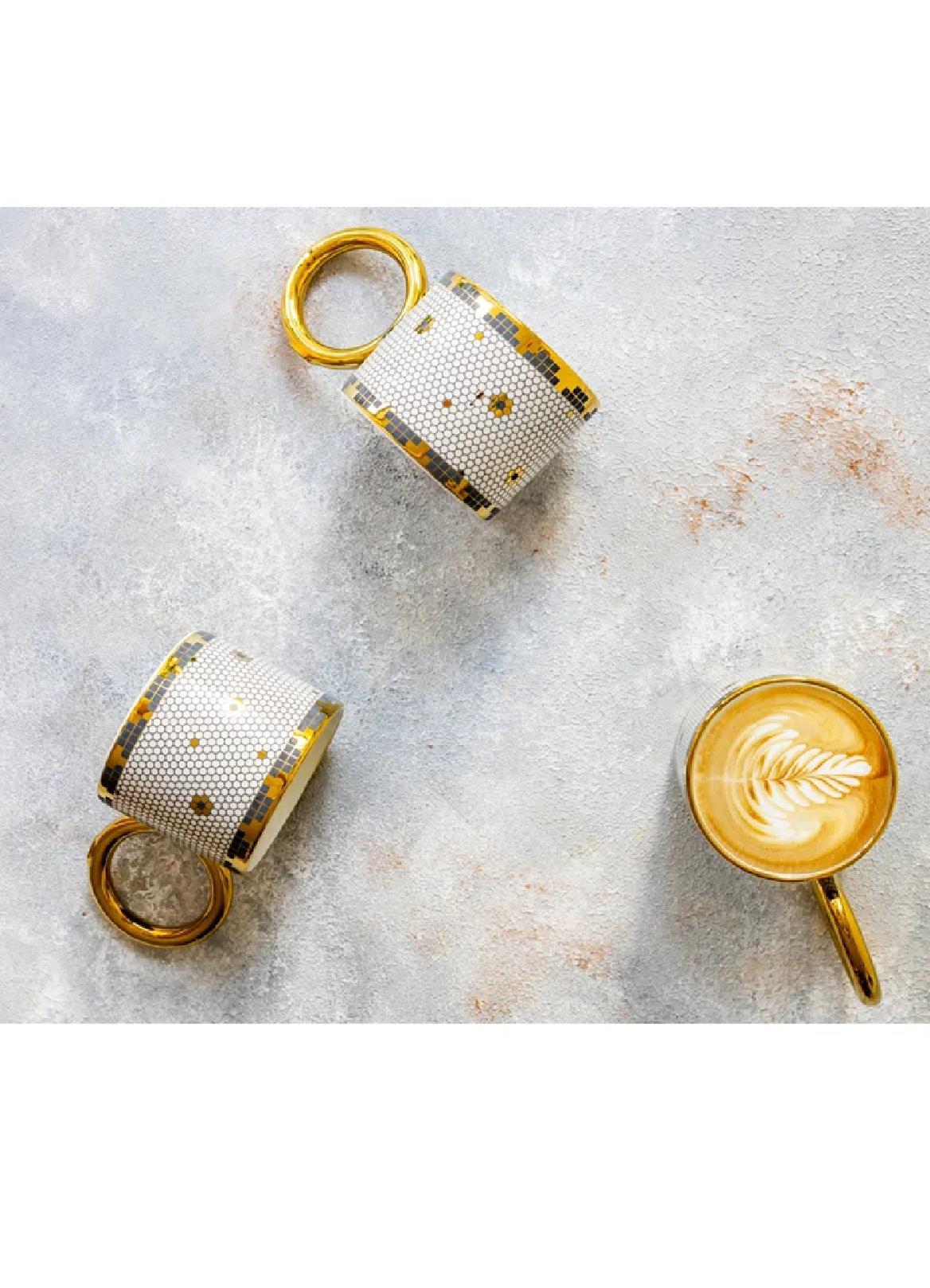 KUPALARMUHTELİF015.06.0008Mien Petek 3lü Porselen Kupa 270cc 1D13Mien Petek 3lü Porselen Kupa 270cc 1D13