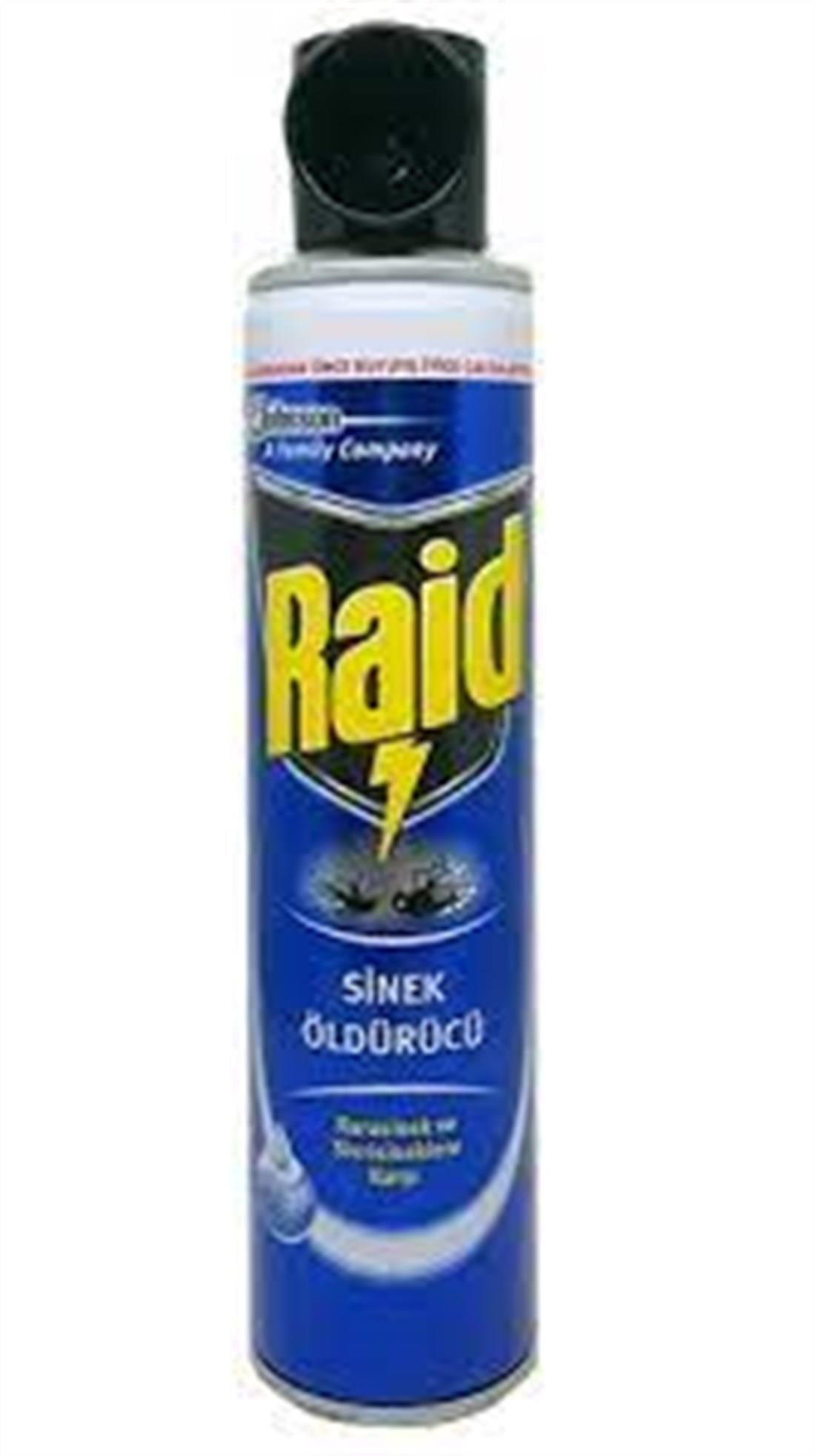 HAŞERE ÖLDÜRÜCÜLERRAİD019.01.0001RAİD SİNEKSAVAR 2 Sİ 1 ARADA SPREY 300 MLRAİD SİNEKSAVAR 2 Sİ 1 ARADA SPREY 300 ML
