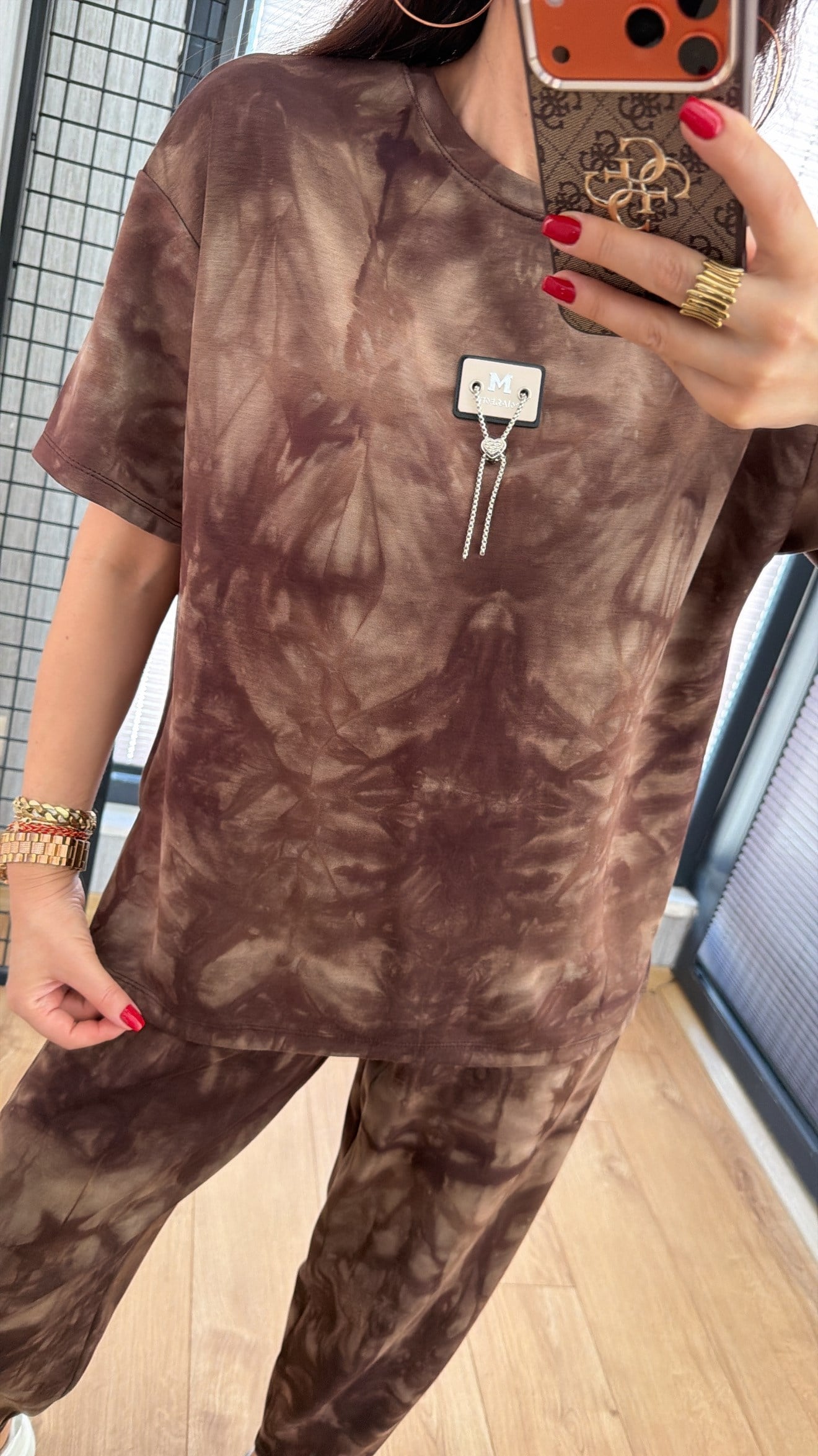 Batik Desen Şalvar Modal Takım