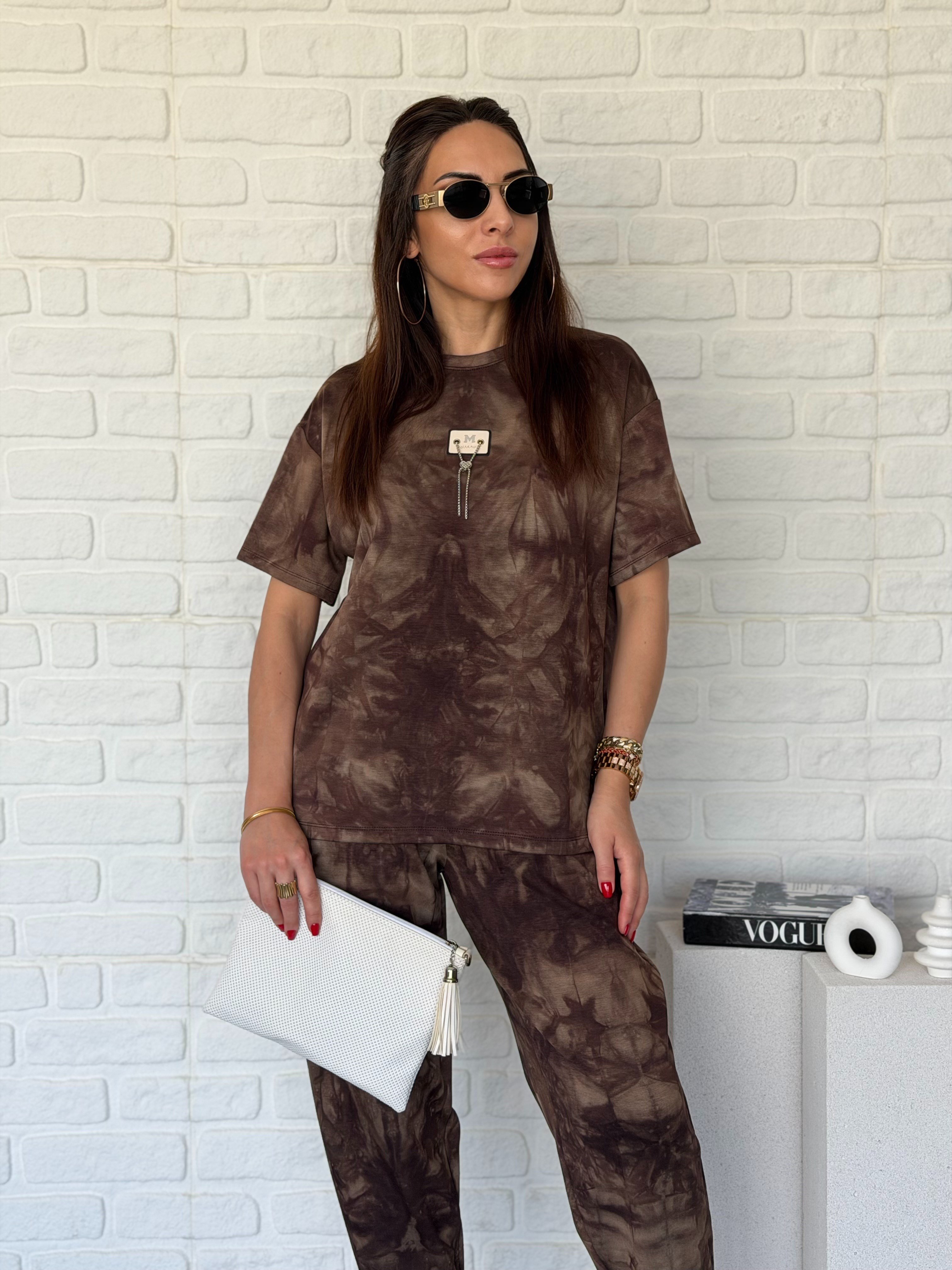 Batik Desen Şalvar Modal Takım