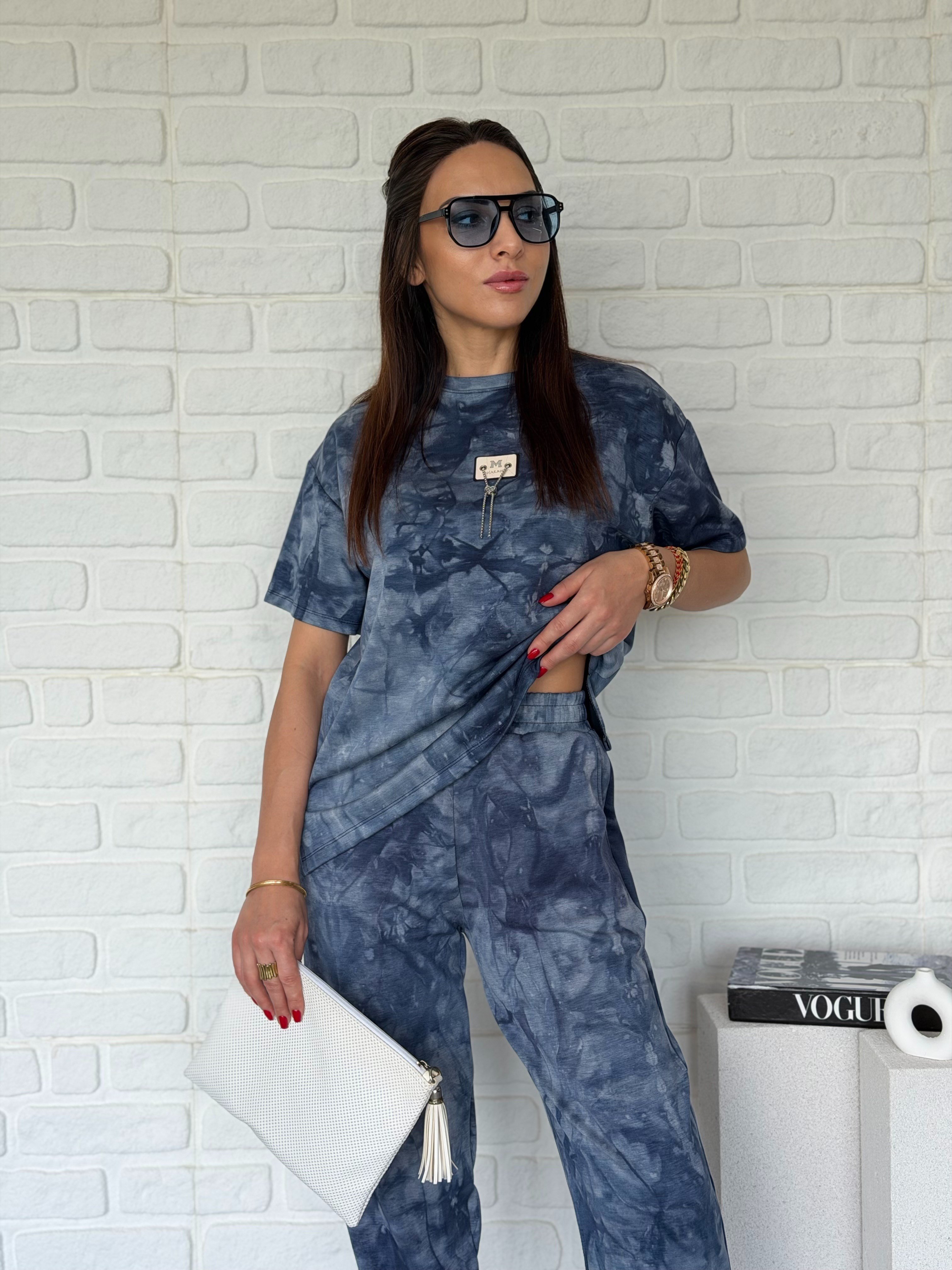 Batik Desen Şalvar Modal Takım