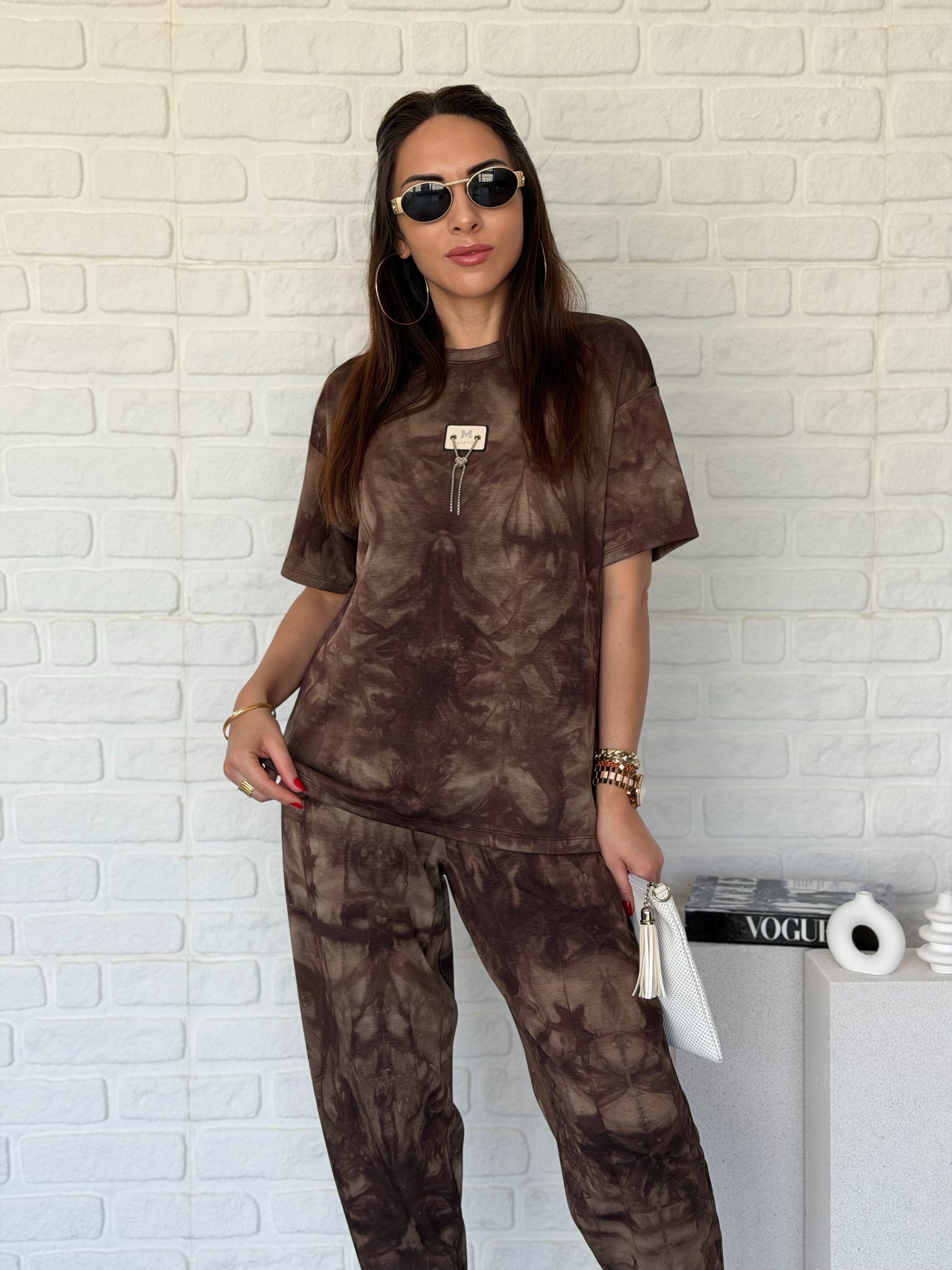 Batik Desen Şalvar Modal Takım
