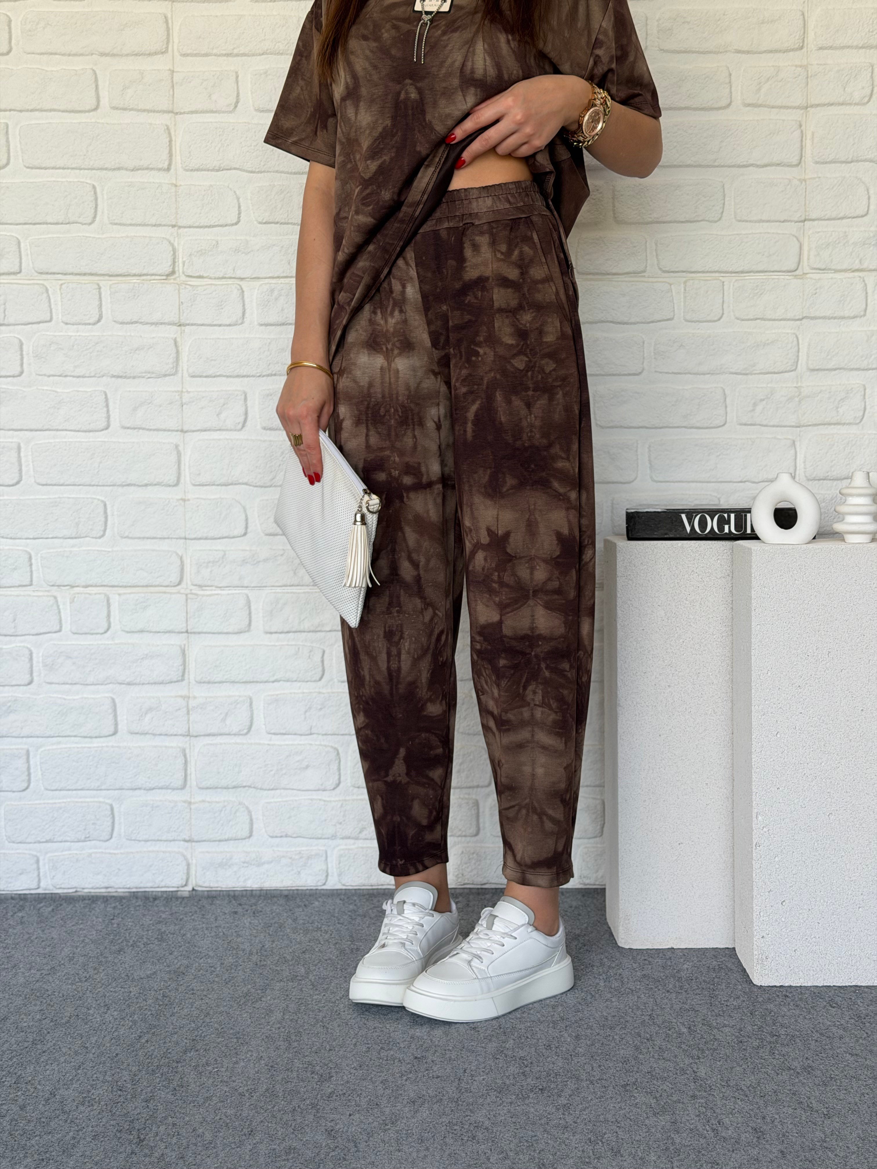 Batik Desen Şalvar Modal Takım
