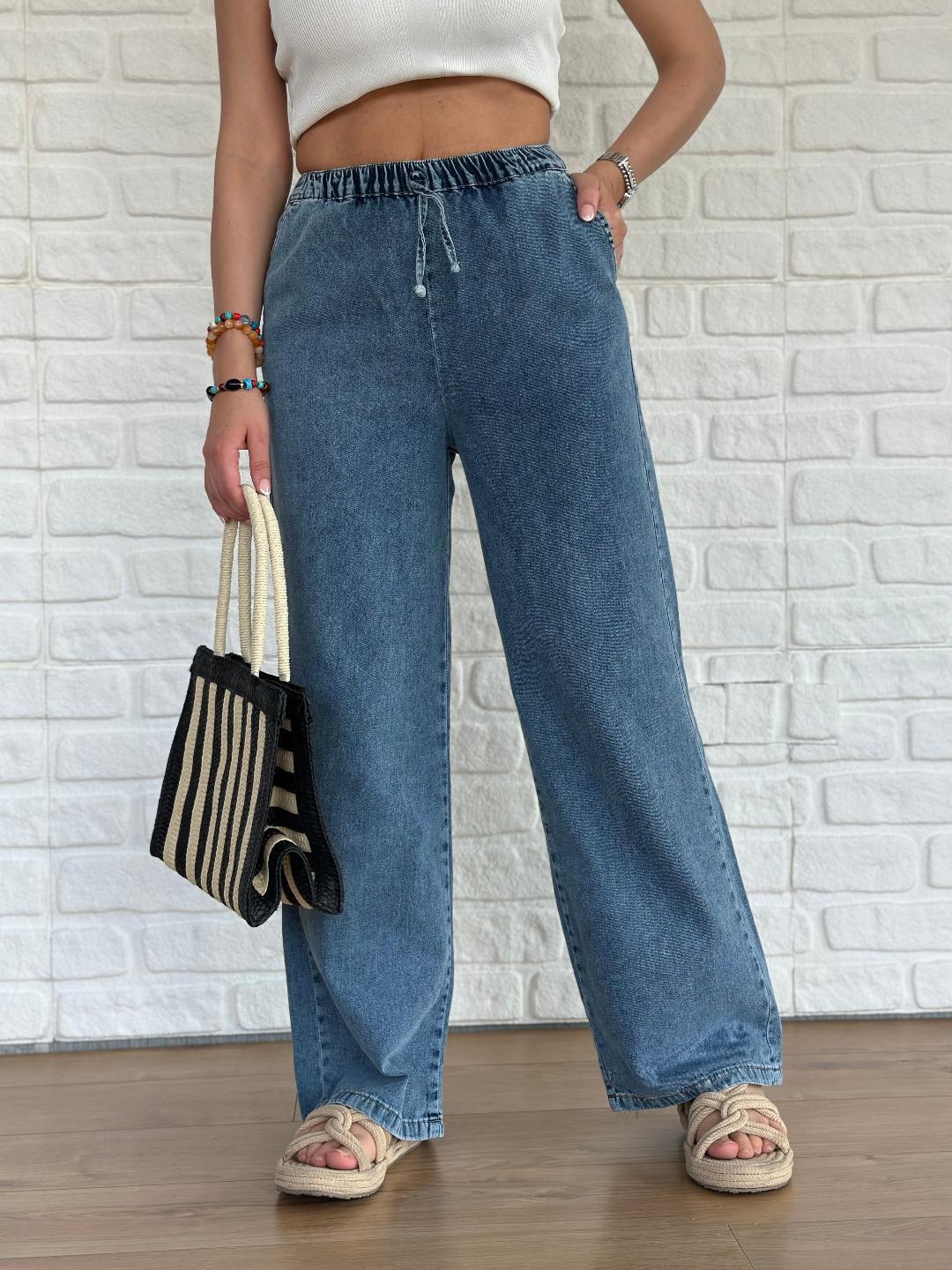 Beli Lastikli Jean Pantolon