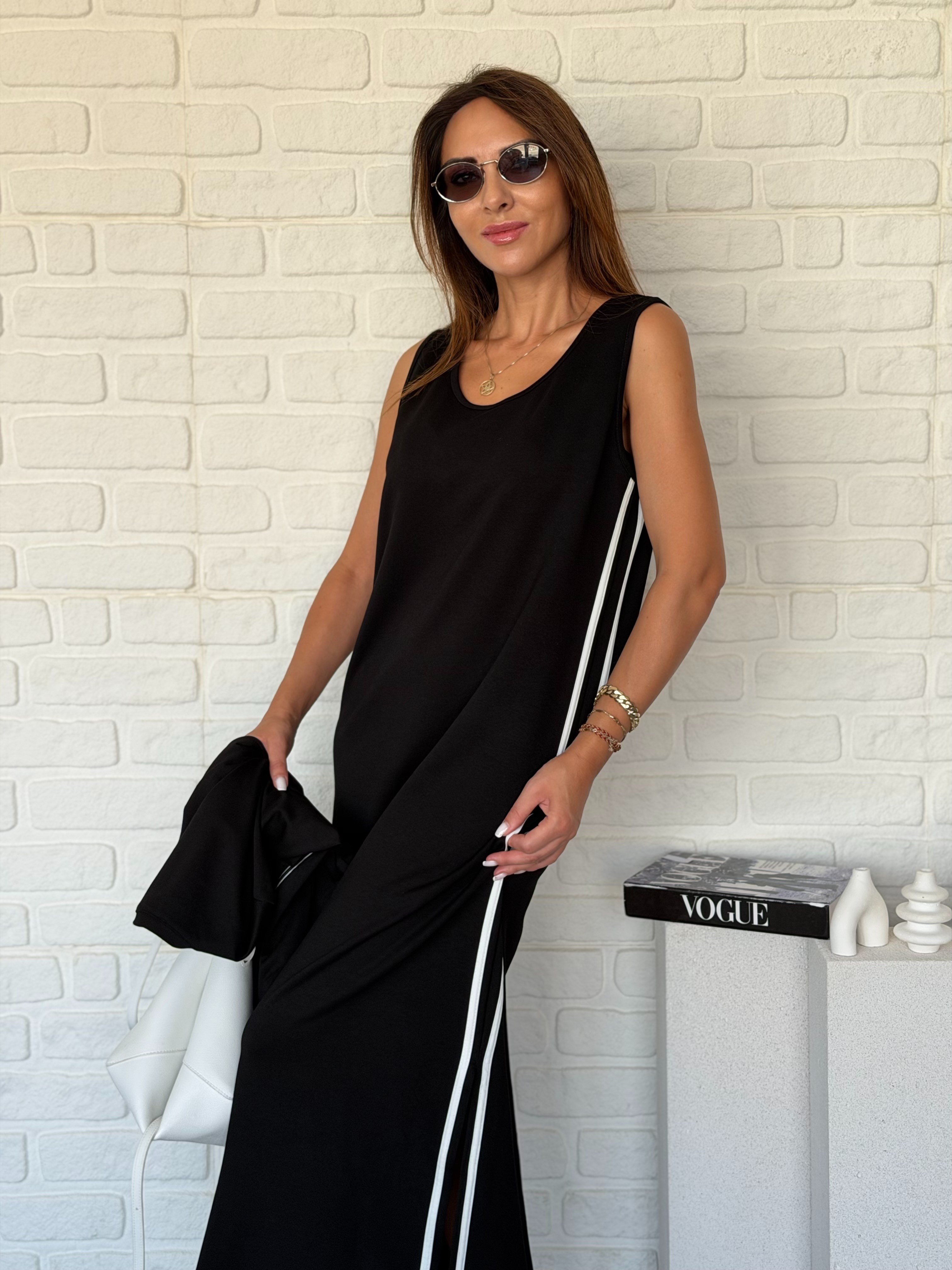 Bluzlu Modal İkili Elbise