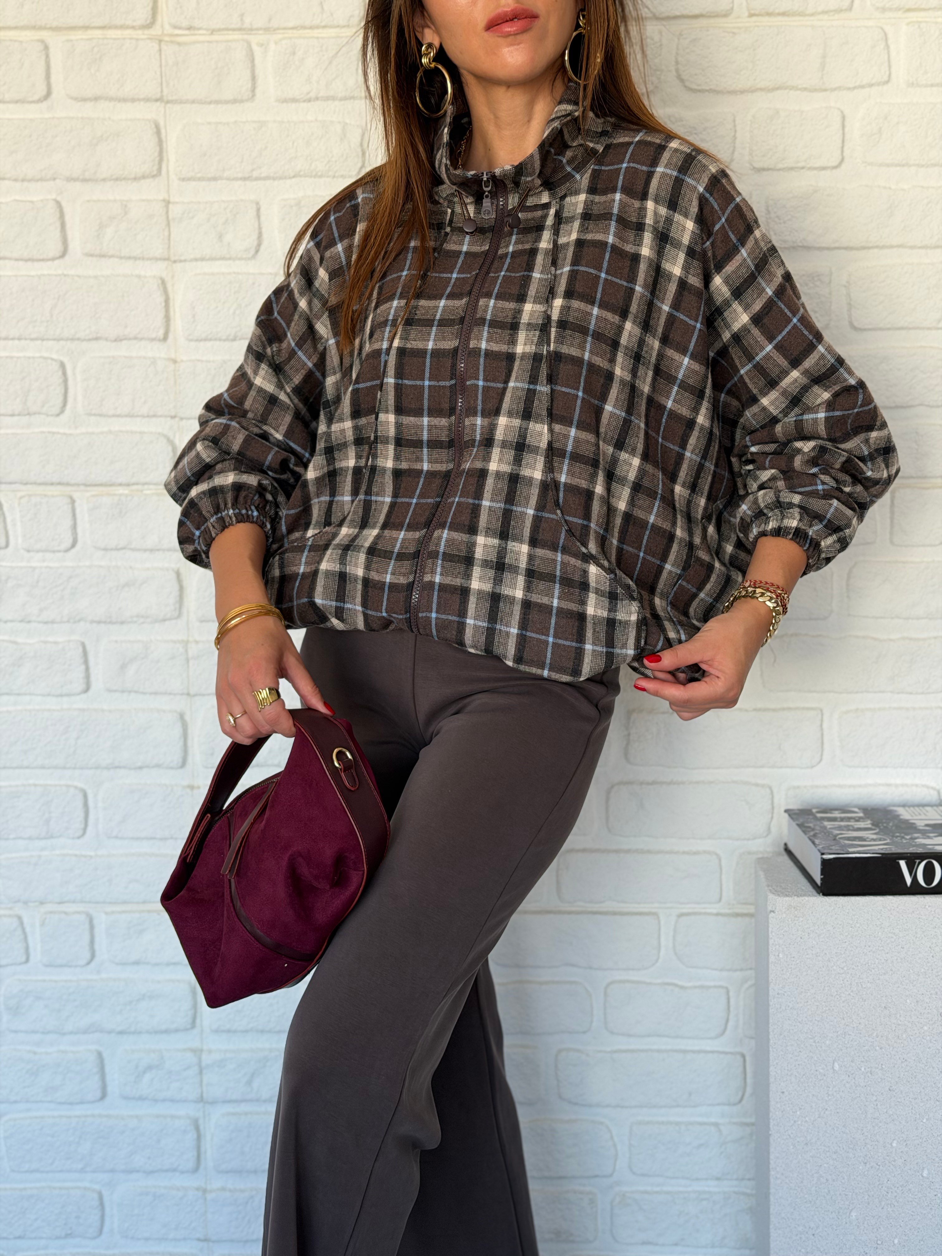 Dik Yakalı Reglan Ceket