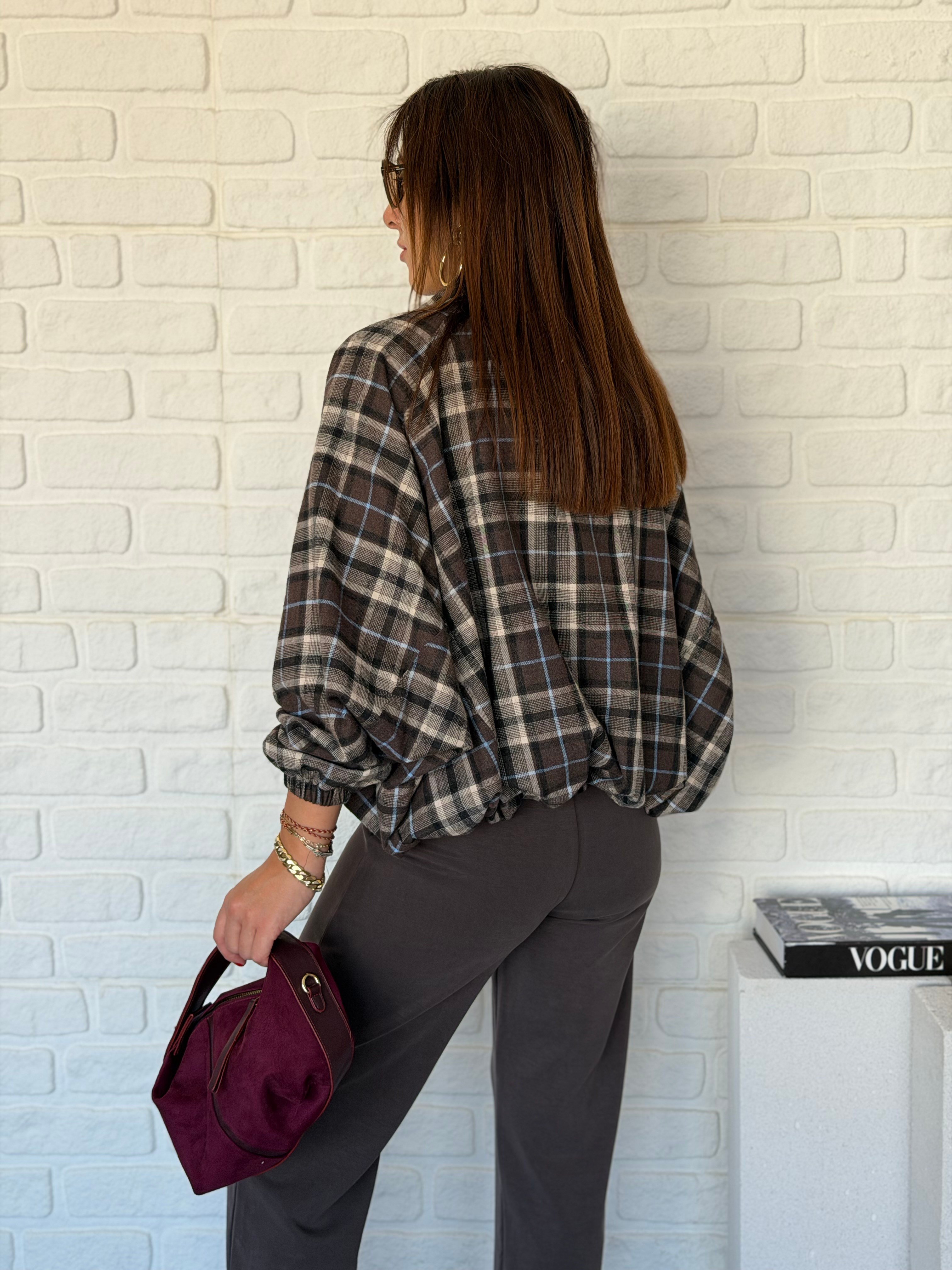 Dik Yakalı Reglan Ceket