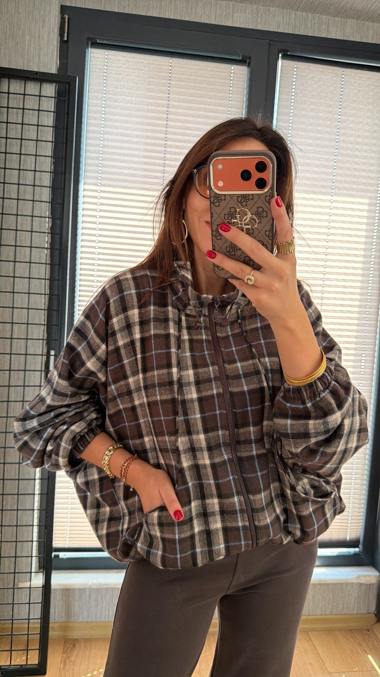 Dik Yakalı Reglan Ceket